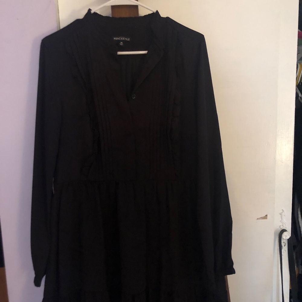 J crew black dress